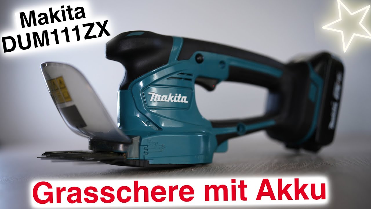 Makita DUM111ZX 18 V Li-Ion LXT 110 mm Grasschere Unboxing, Aufbau & Test