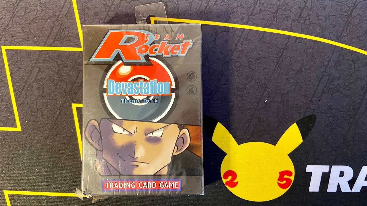 Team Rocket Devastation Theme Deck Opening & Nostalgia Memories
