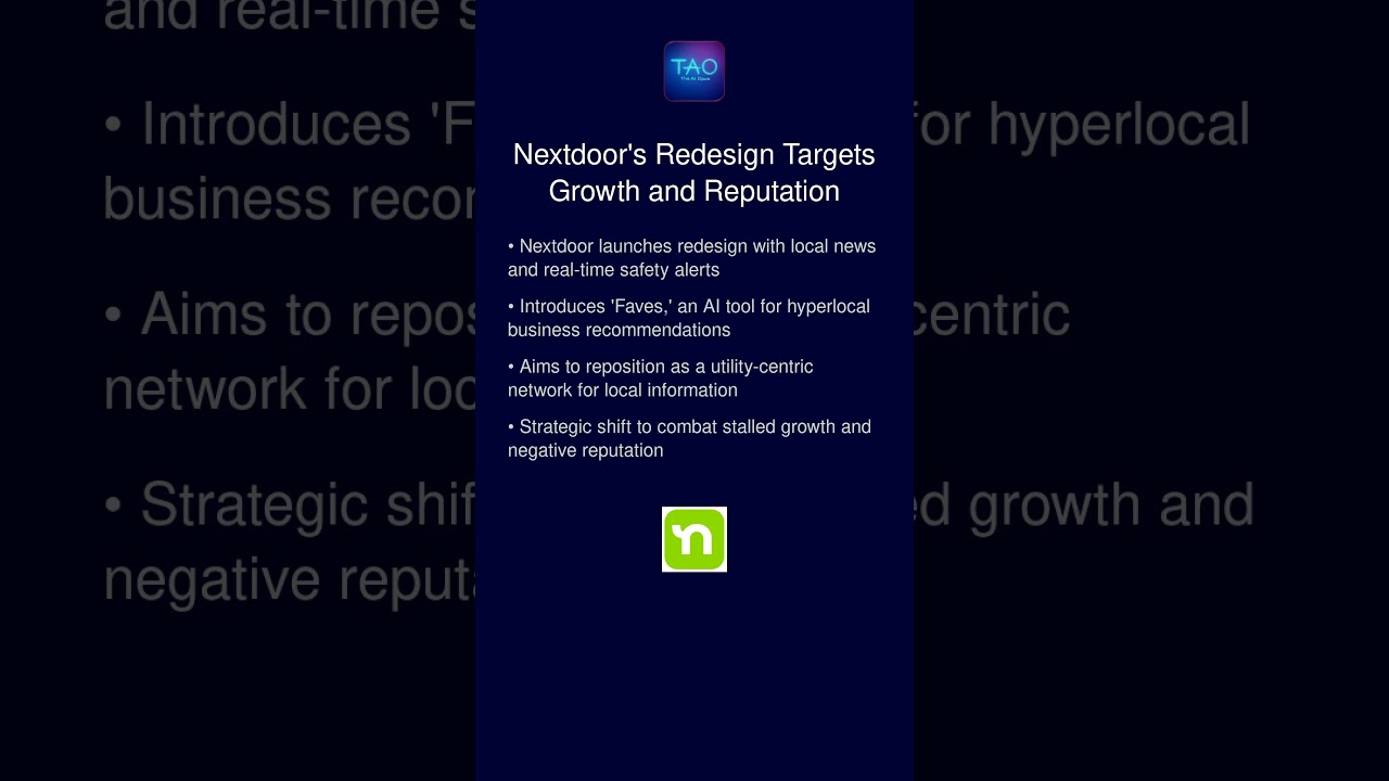 Nextdoor Redesigns App with Local News, Alerts, and Hyperlocal AI Feature 