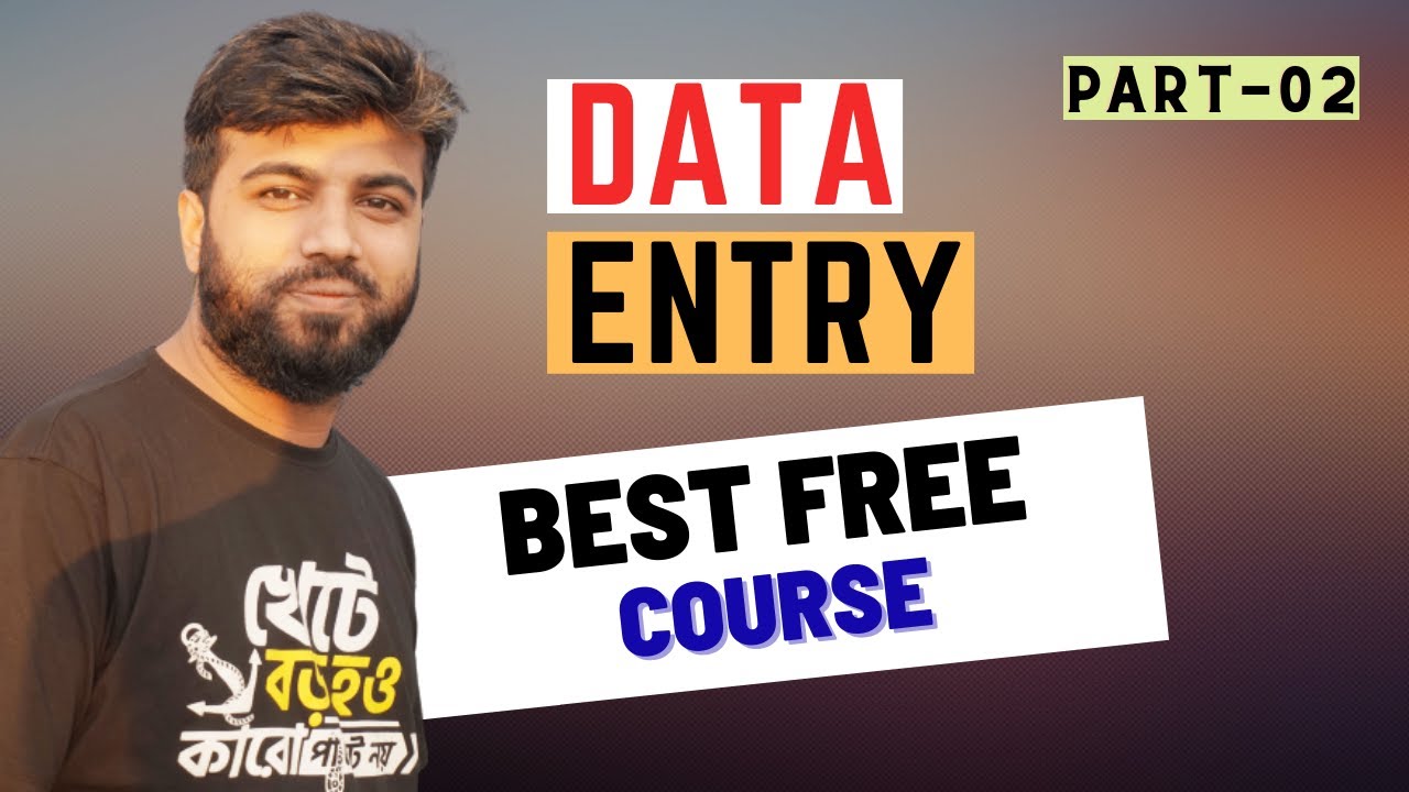 সম্পূর্ণ নতুনদের জন্য ডাটা এন্ট্রি ফ্রি কোর্স -০২ | Data Entry Course For Beginners | Rh Tech
