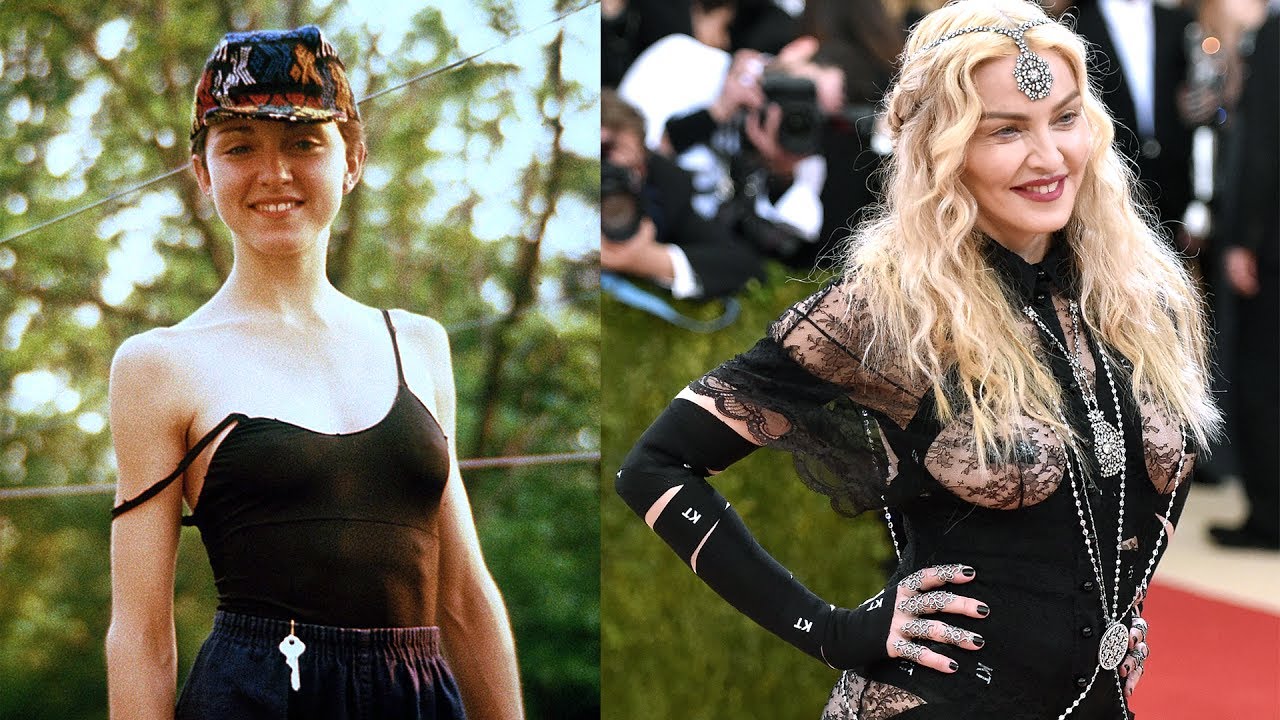 Madonna  - Transformation From 1 To 58 Years Old
