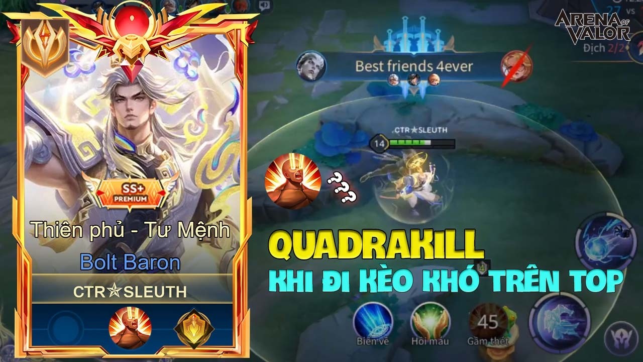 Đâu là những kèo khó của Bolt Baron trên đường Top? | Liên Quân Mobile