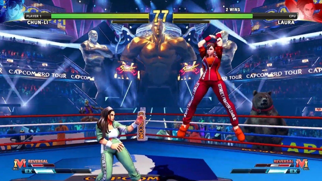 Street Fighter V. Chun-Li vs Laura. Hiroshima Team & Shinobism Tracksuits (Limited Edition)