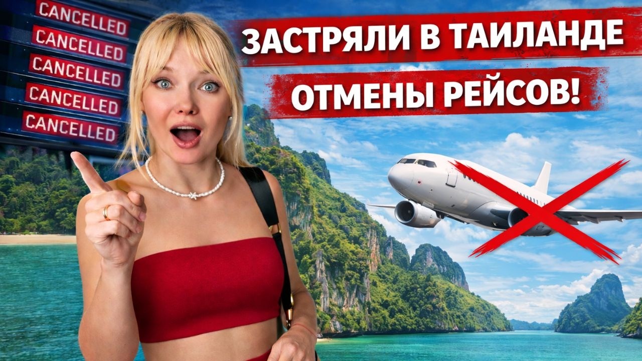СРОЧНО! МАССОВЫЕ ОТМЕНЫ РЕЙСОВ В ТАИЛАНД — ТУРИСТЫ НЕ МОГУТ УЛЕТЕТЬ