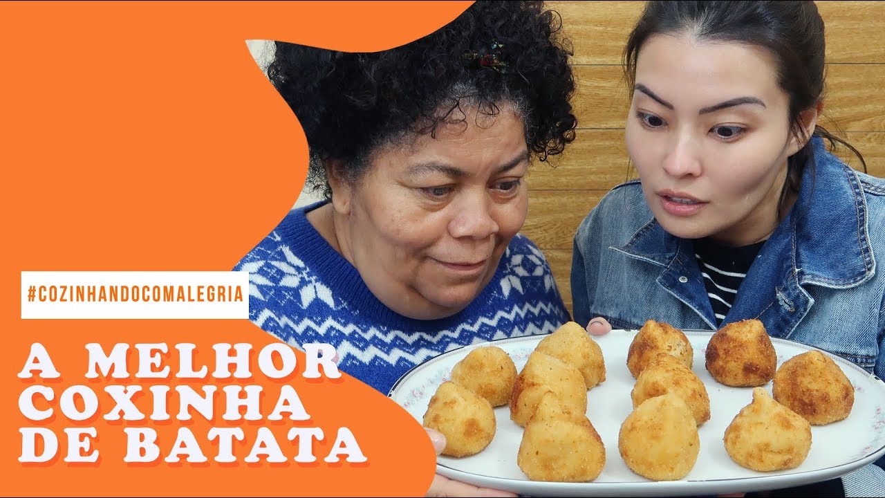 #COZINHANDOCOMALEGRIA | COXINHA MARAVILHA DE BATATA