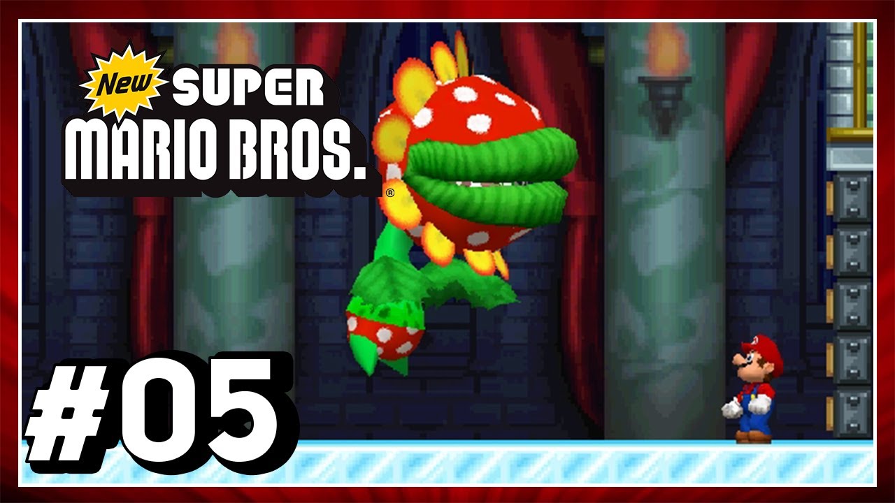 New Super Mario Bros. (DS) 100% Walkthrough - World 5 (All Star Coins & Secret Exits)
