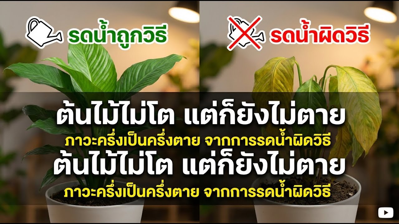 ไม่มีรากโต ใบใหม่ไม่งอก? วิธีเช็กรากต้นไม้โดยไม่ต้องคุ้ยดิน