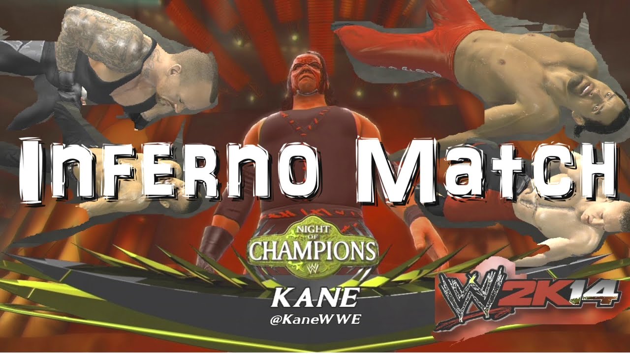 WWE 2K14 | Kane of Inferno Match | vs  Lesnar , vs Undertaker ,  Great Khali ,  vs Mahal