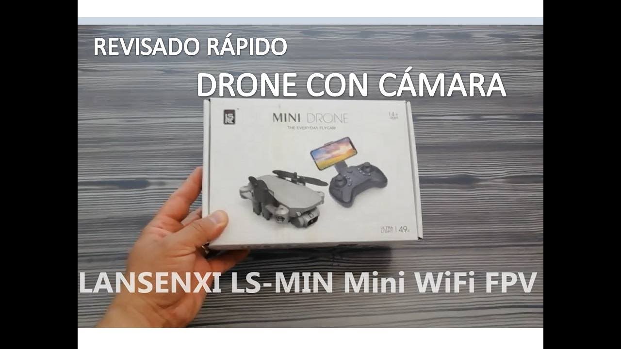 DRONE LANSENXI LS-MIN Mini WiFi FPV en español