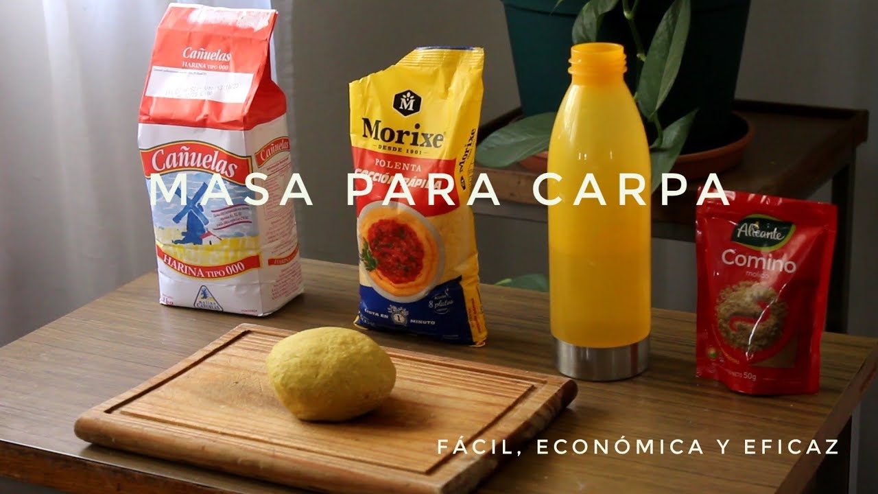¿Como pescar carpas? | HARINADO ECONÓMICO Y EFICAZ 🔥