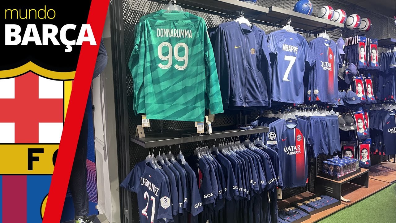 Así es la TIENDA oficial del PSG en París | París Saint-Germain