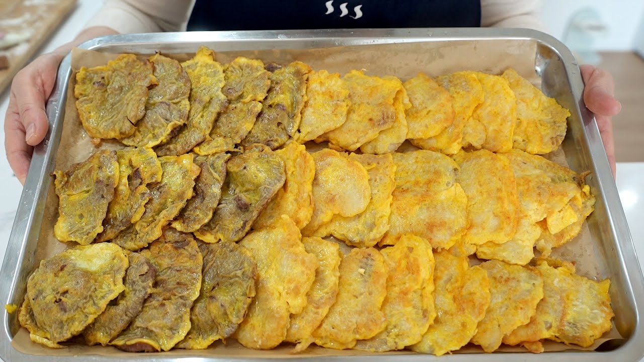 🔴냉동동태도 맛있게 '동태전' 구울 수 있어요 & '육전' 구우면 맛있는 부위 알려드려요~ 뚝딱 생방송