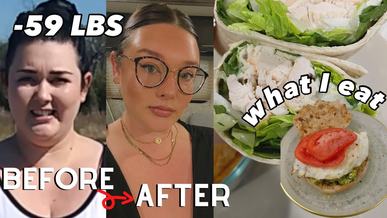 WHAT I EAT IN A DAY TO LOSE WEIGHT AND BE HEALTHY ! EASY AND QUICK MEALS