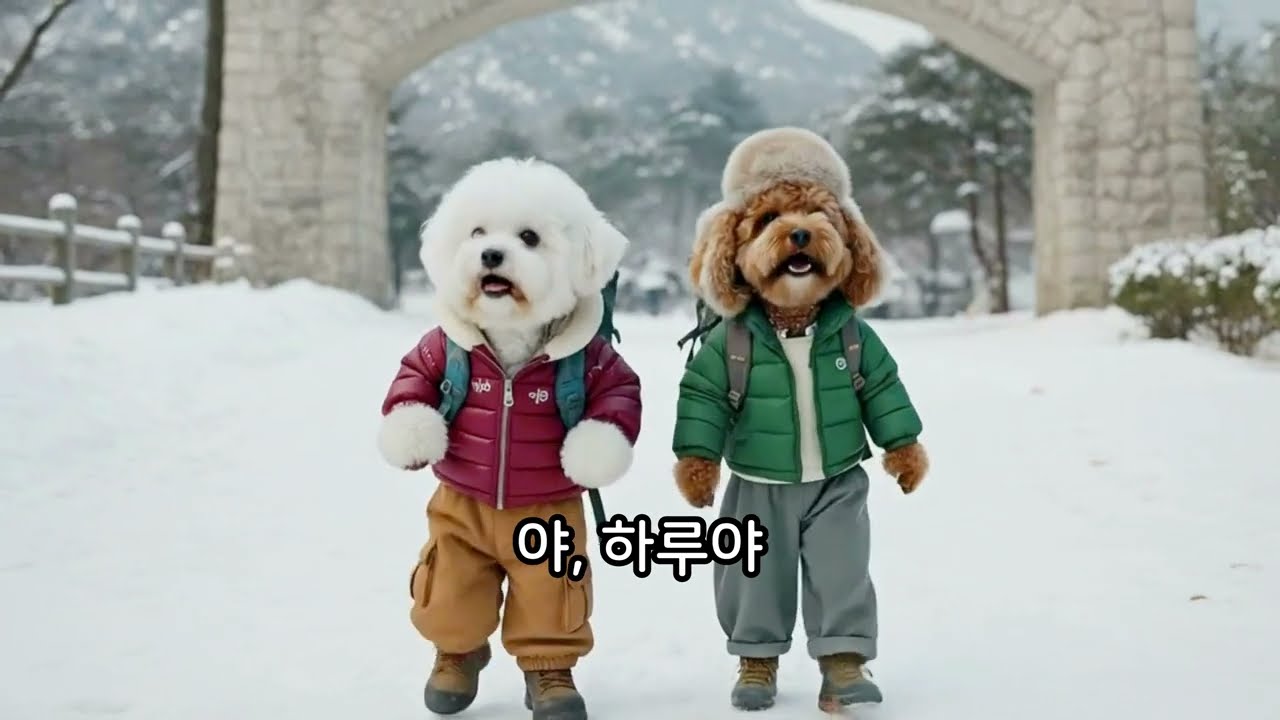 등산이 힘든 진짜 이유? 귀여운 강아지들이 알려주는 '욕심 비우기' 철학