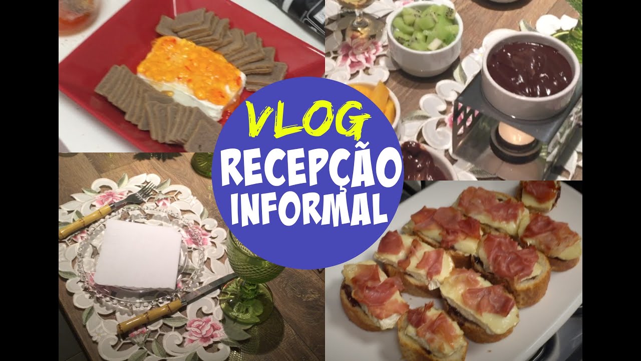 RECEBENDO AMIGOS REUNIÃO INFORMAL - VLOG