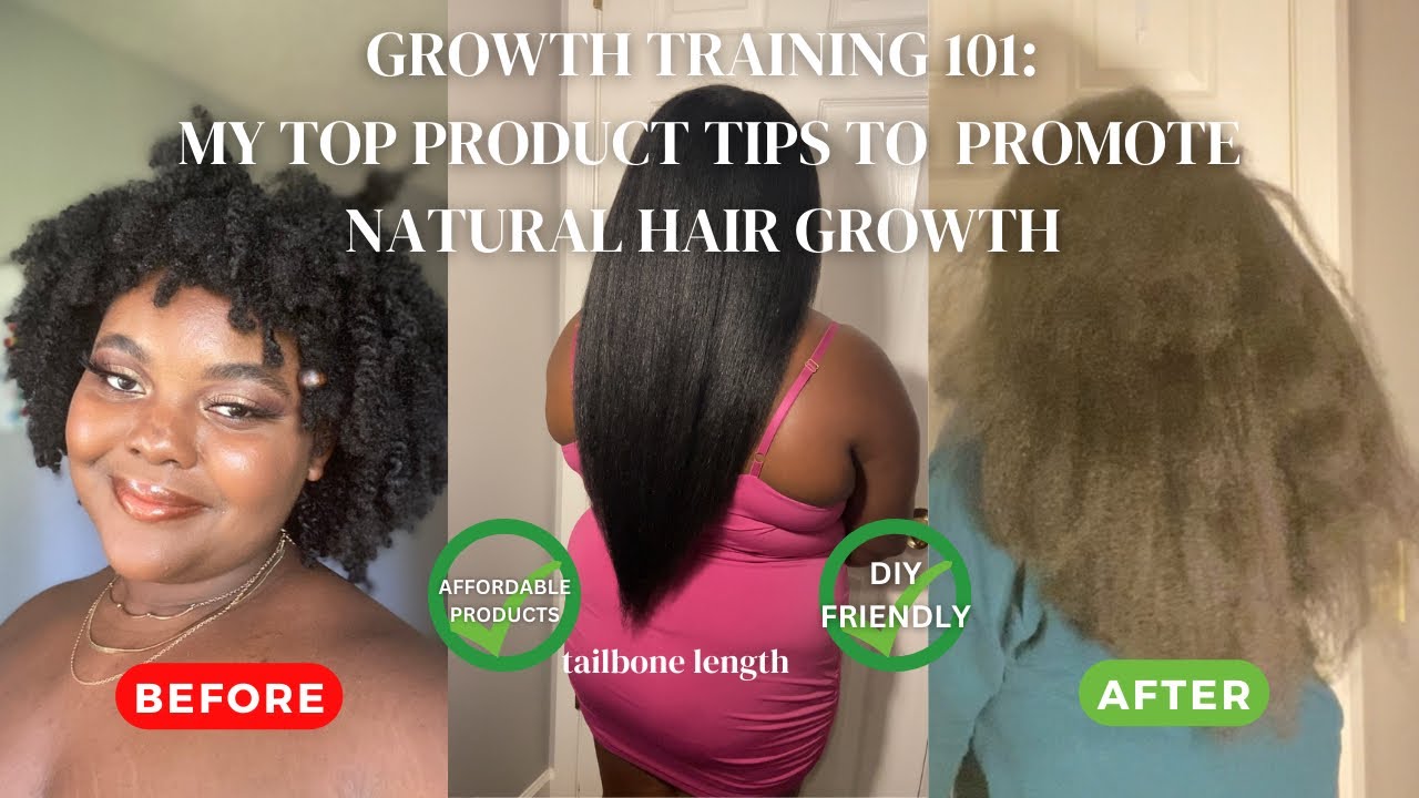 GROWTH TRAINING 101: PRODUCTS YOU SHOULD USE TO GROW YOUR 4C NATURAL HAIR| NO MORE USELESS PRODUCTS