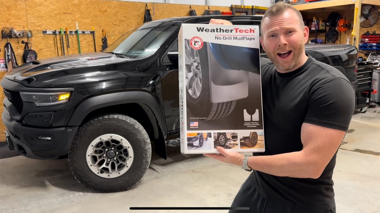 RAM TRX WeatherTech Mudflaps: Install and initial review.