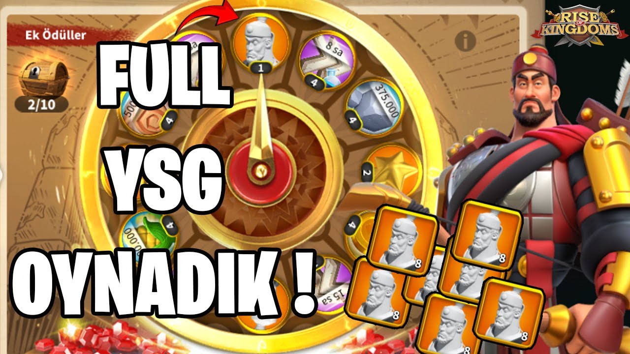 YILLAR SONRA YSG ÇARKI OYNADIK ! - Rise of Kingdoms