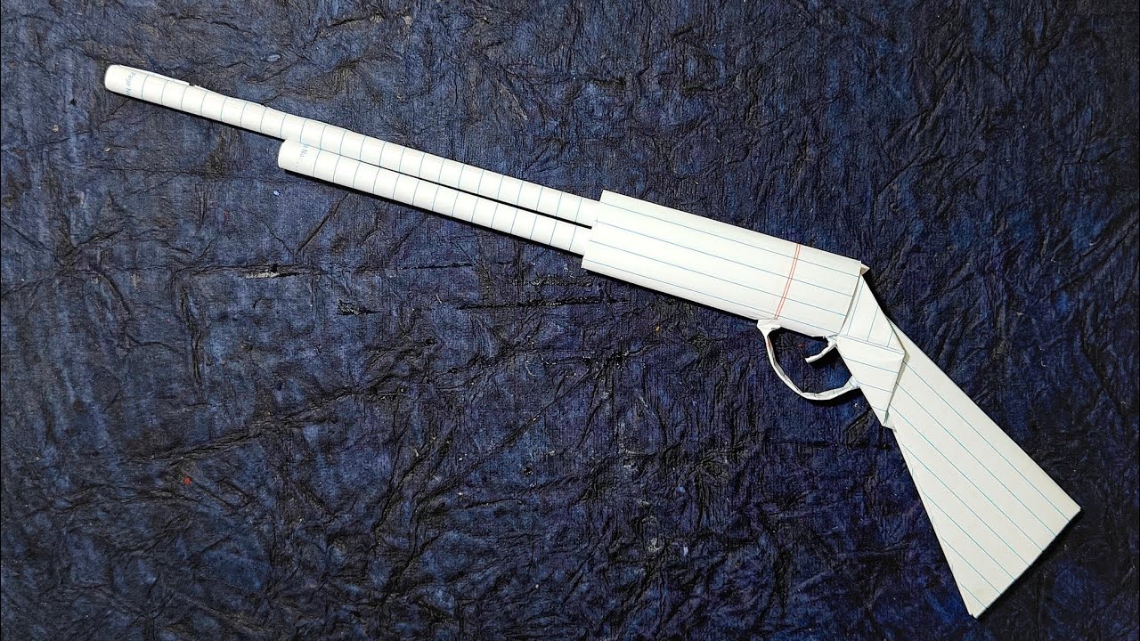 How to Make a Powerful Paper Gun at Home with Simple Paper (Easy DIY Paper Gun Tutorial)