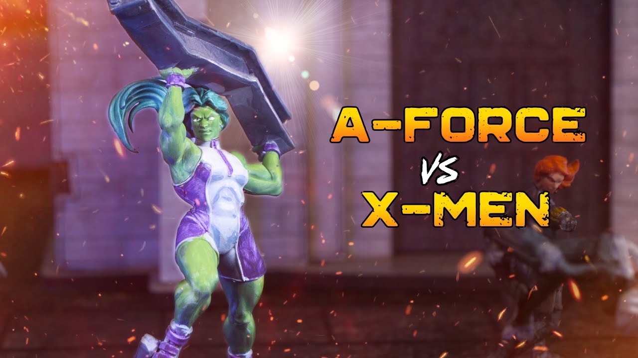 Marvel Crisis Protocol - A-Force vs Uncanny X-Men - Battle Report