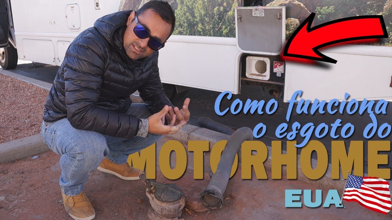 Como limpar o esgoto do Motorhome nos EUA - Cruise America