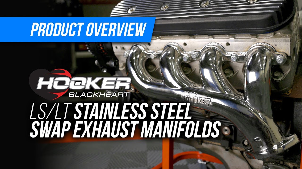 Upgrade Your Ride with Hooker Blackheart Stainless Steel Exhaust Manifolds!