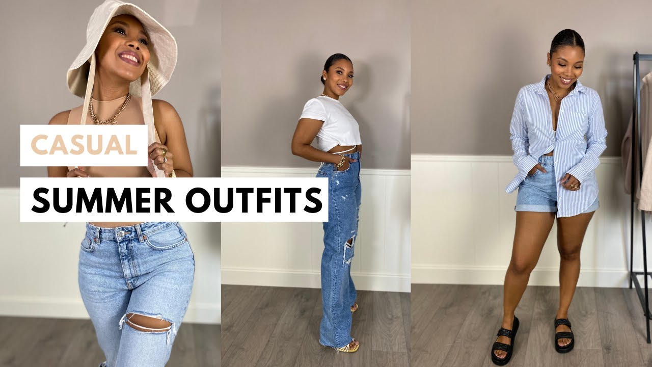 SUMMER OUTFIT IDEAS | CASUAL AND NEUTRAL SUMMER OUTFITS