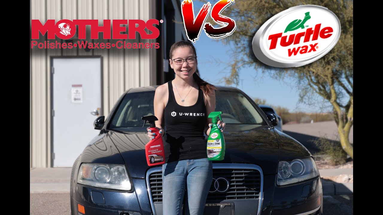 Mothers VS. Turtle Wax // Cheapest Quick Detailer Review