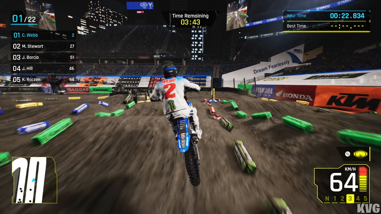 Monster Energy Supercross 25 - Cooper Webb Gameplay (PC UHD) [4K60FPS]