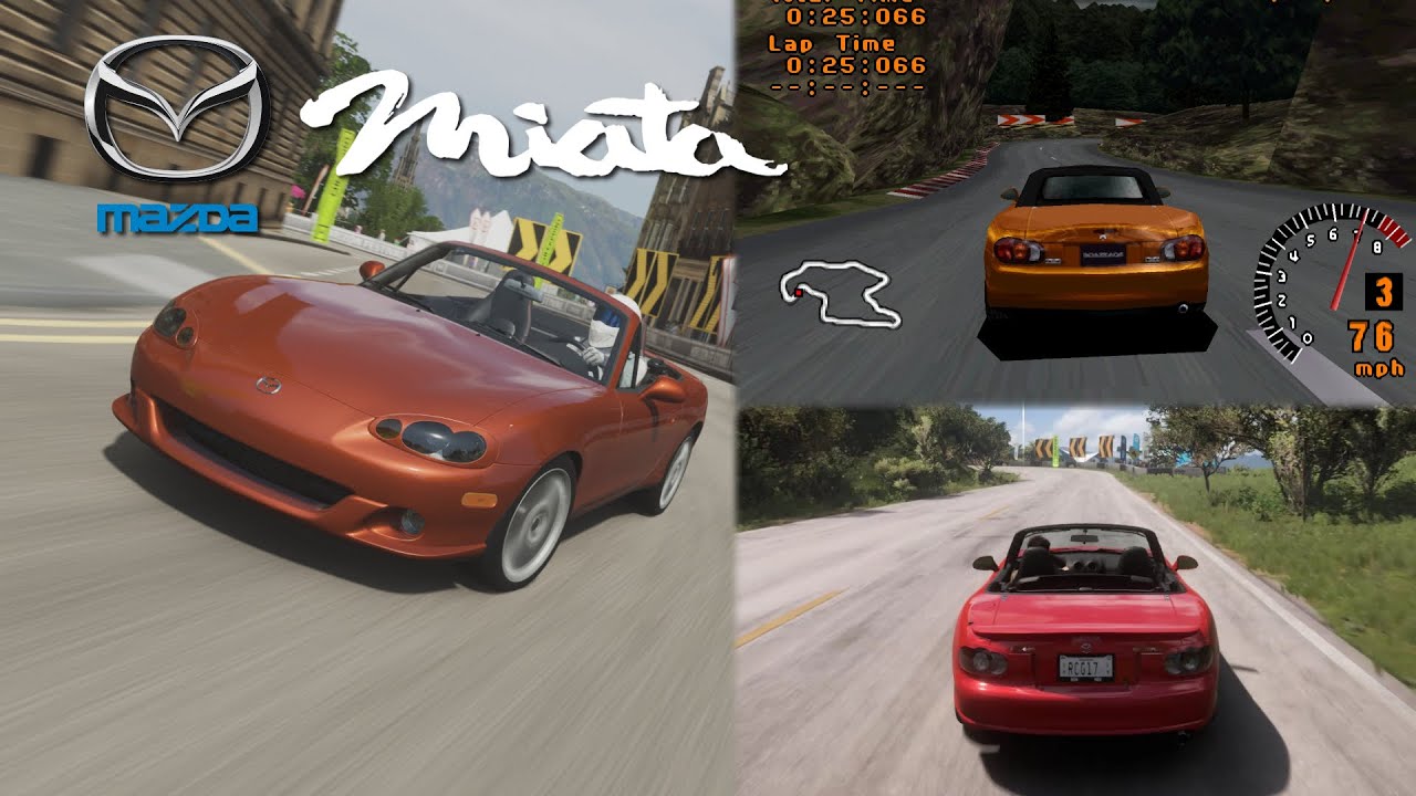 Mazda MX 5 Miata (NB) in Racing Games