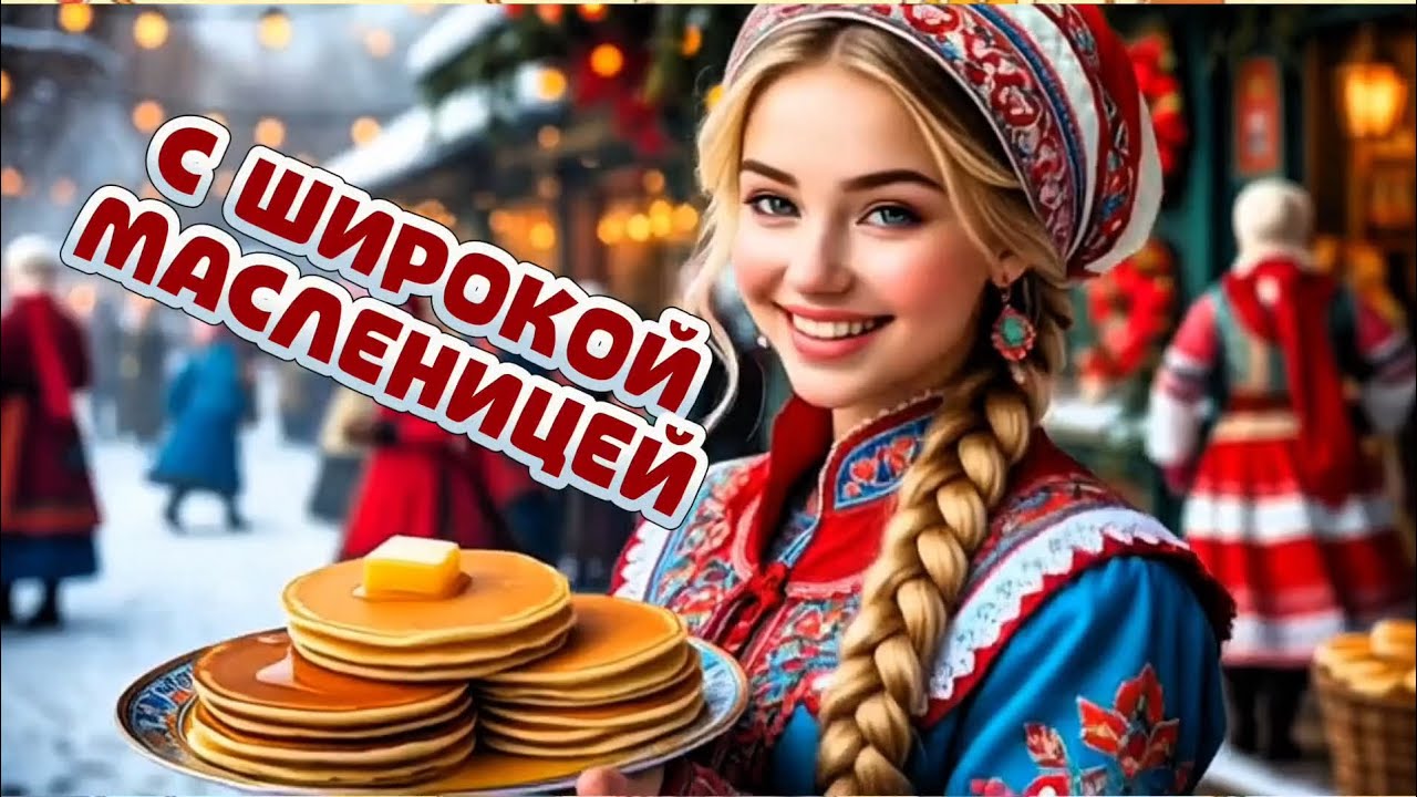 С МАСЛЕНИЦЕЙ 🥞 Поздравление! Новая песня!