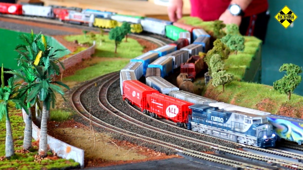 Trens e Miniaturas no Encontro de Ferromodelismo de São Carlos 2022