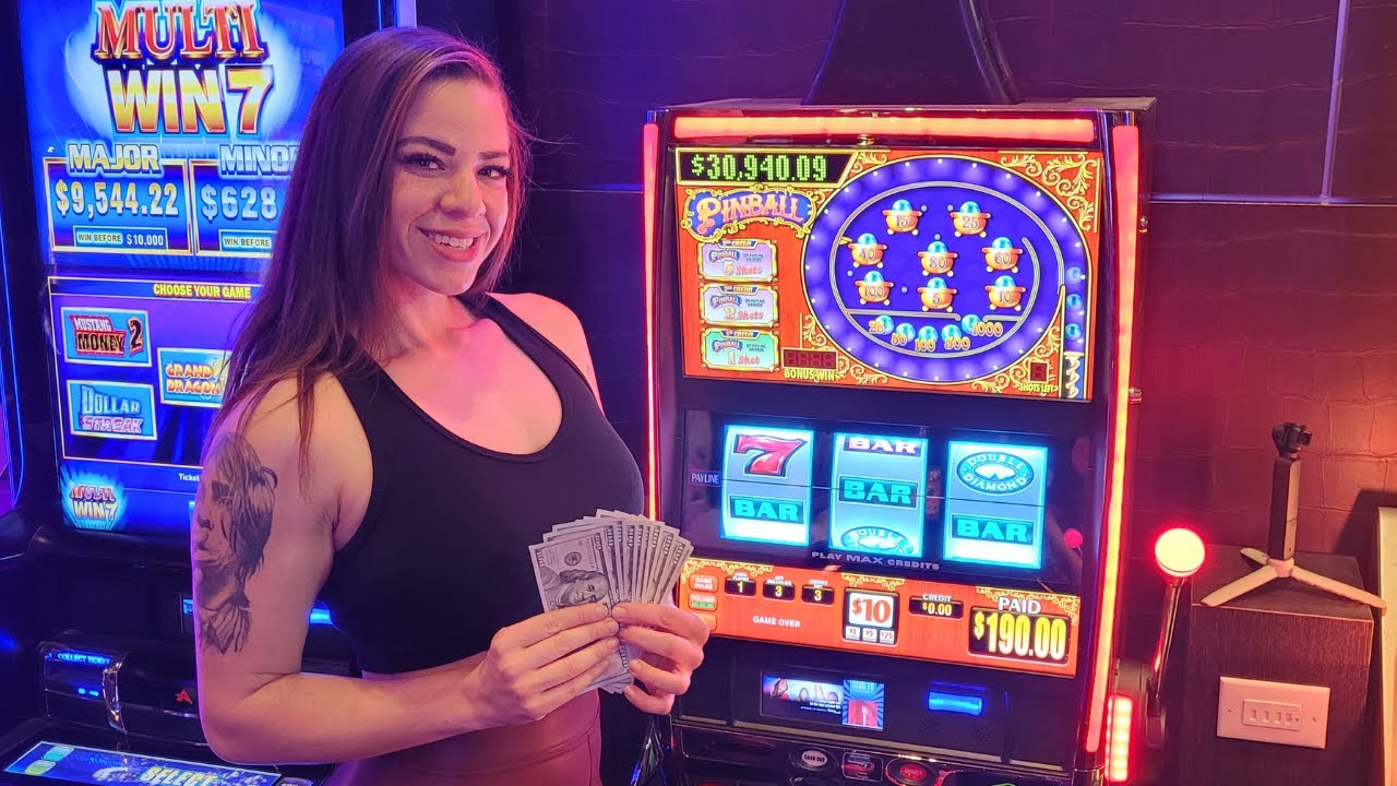 She Hit Her FIRST High Limit Slot Win Playing Pinball!