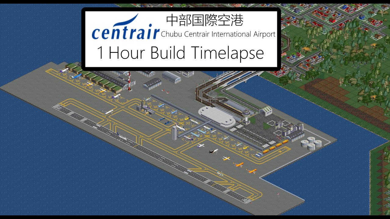 I built Central Japan International Airport in OpenTTD