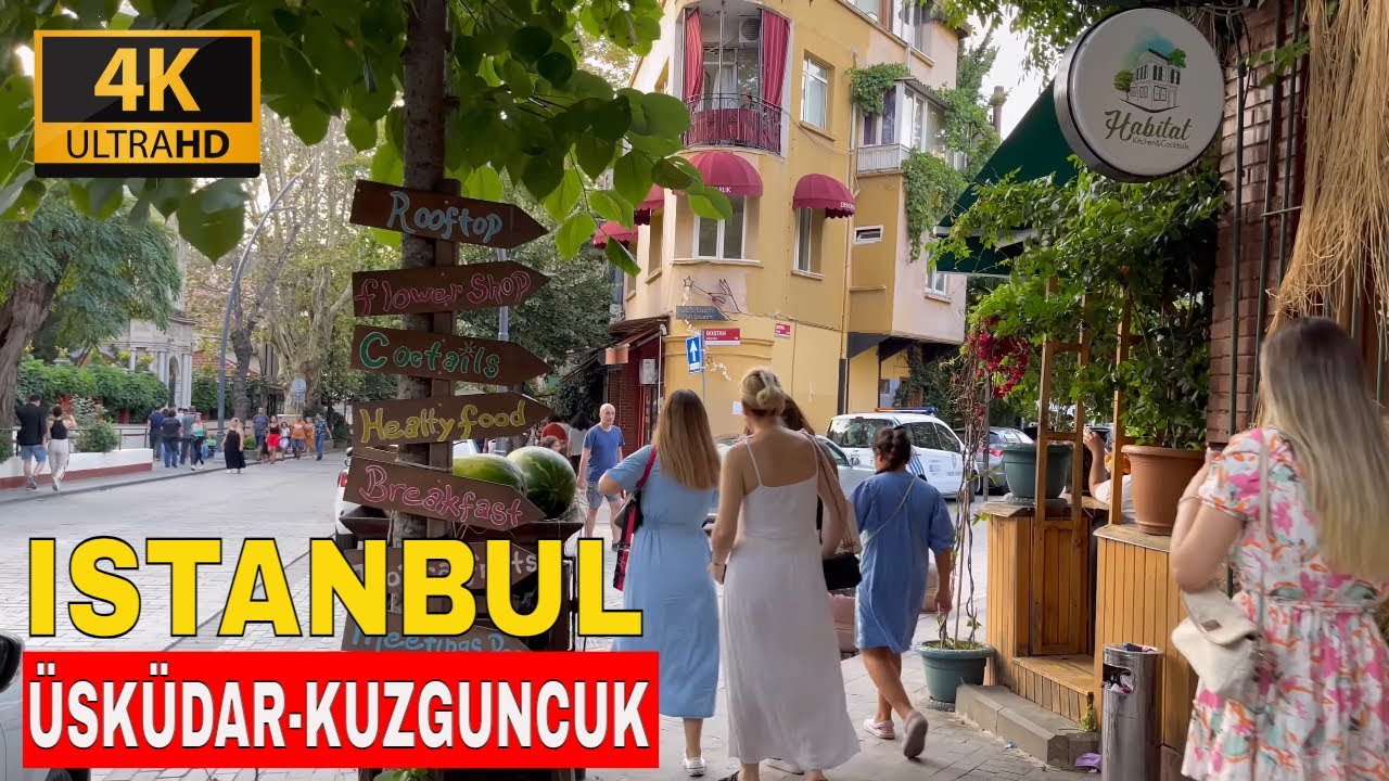 kuzguncuk istanbul uskudar walking tour 3 september 20222| 4k UHD 60 fps #kuzguncuk #istanbul