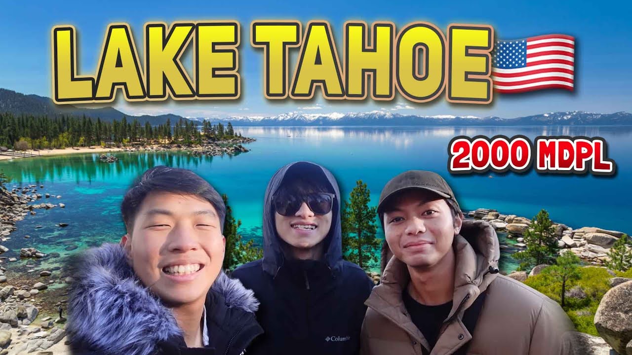Danau TOBAnya Amerika di 2000 MDPL😱⁉️ Danau Paling TERKENAL di AMERIKA🏔️ Lake Tahoe, California🇺🇸