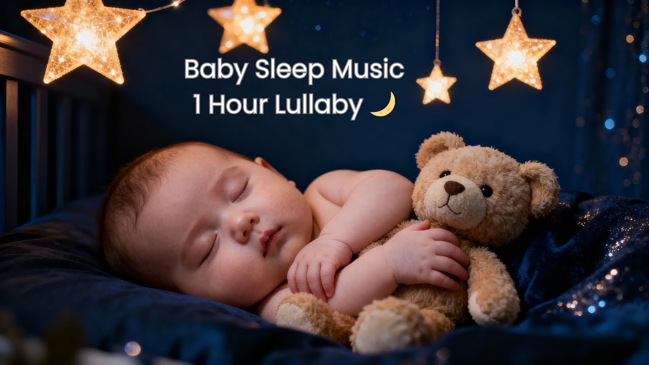 Baby Sleep Music 1 Hour 🌙 No Ads, Gentle Night Lullaby