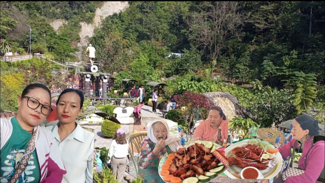 Enjoy moment with my dharane aunti's family in the (Osso) shram saskriti park 