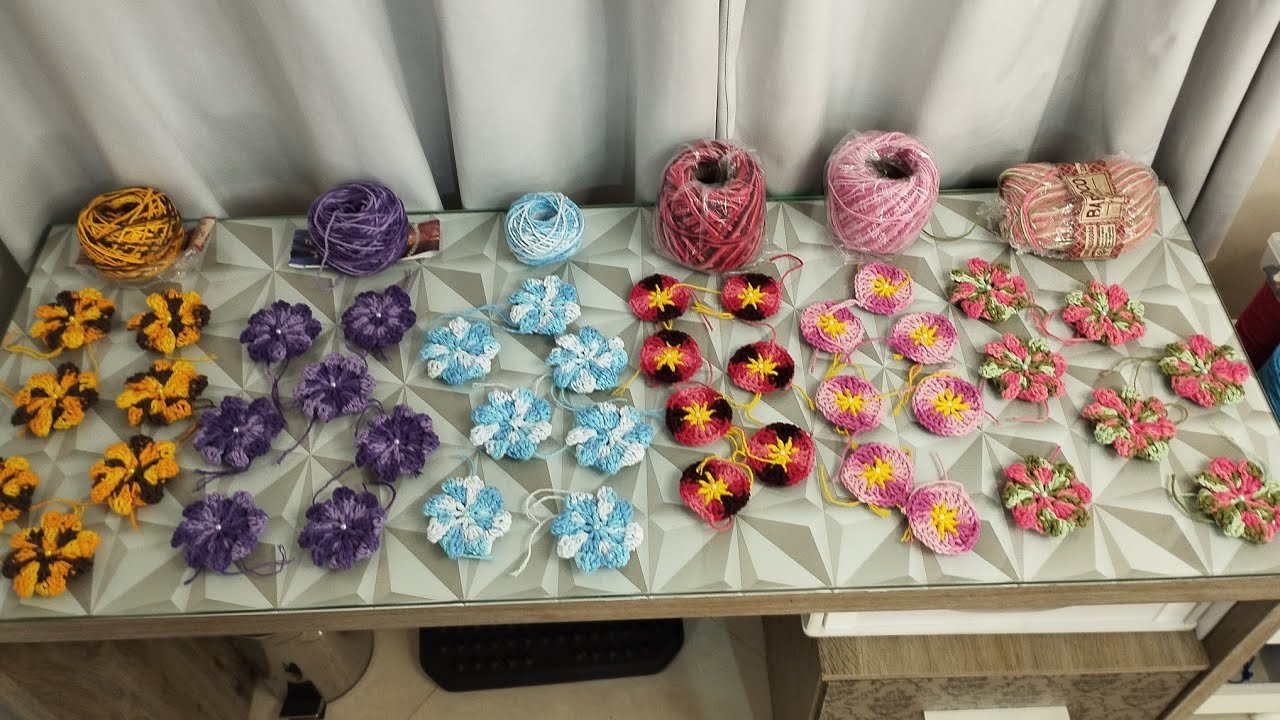 Produção de flores para fazer bases! 