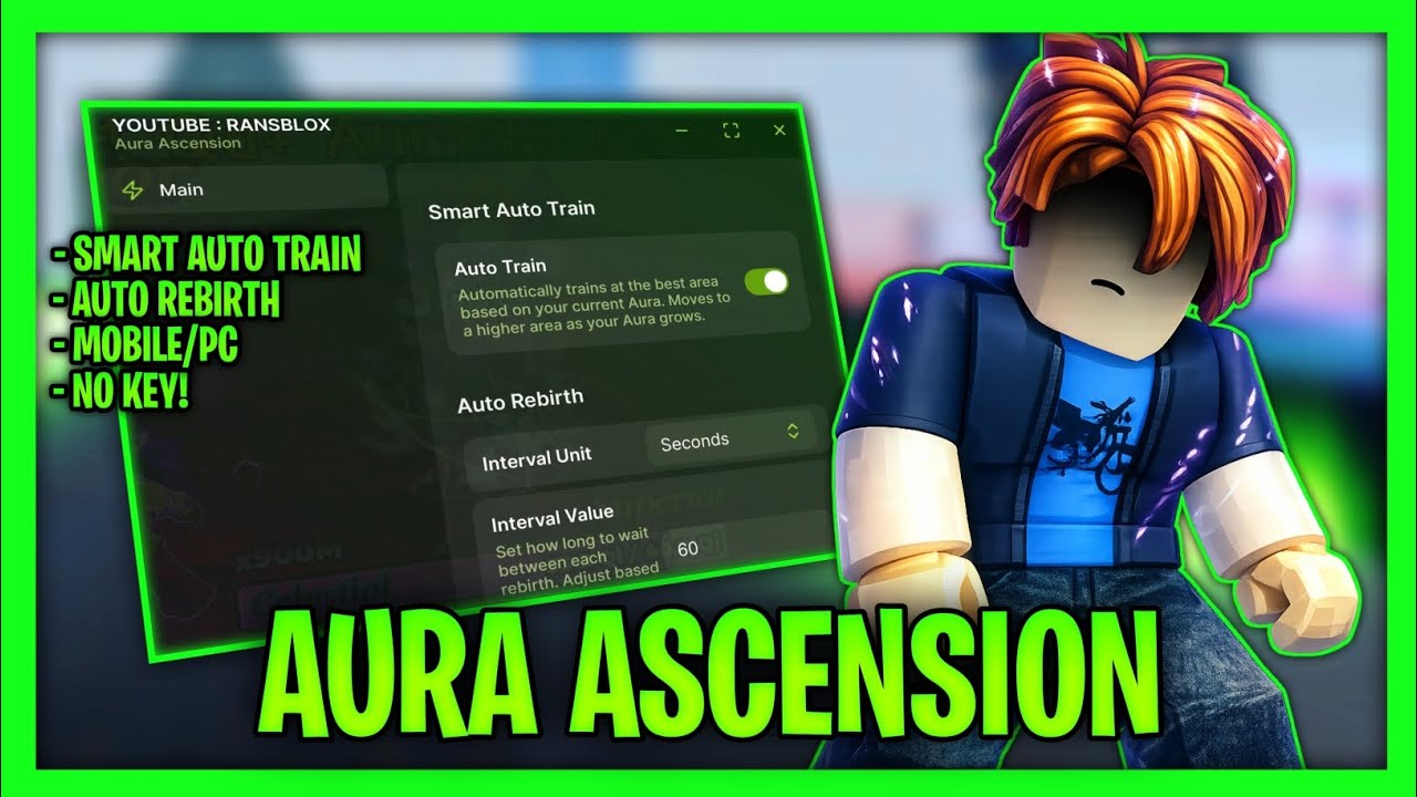 *НОВИНКА* Бесключевой скрипт Aura Ascension &mdash; Интеллектуальная автоматическая тренировка, автомат...