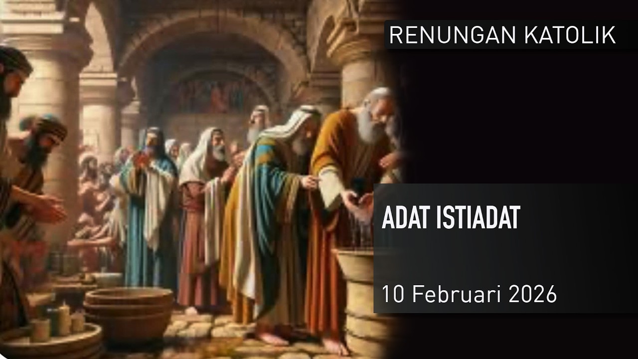 Renungan Katolik 10 Februari 2026 Adat Istiadat