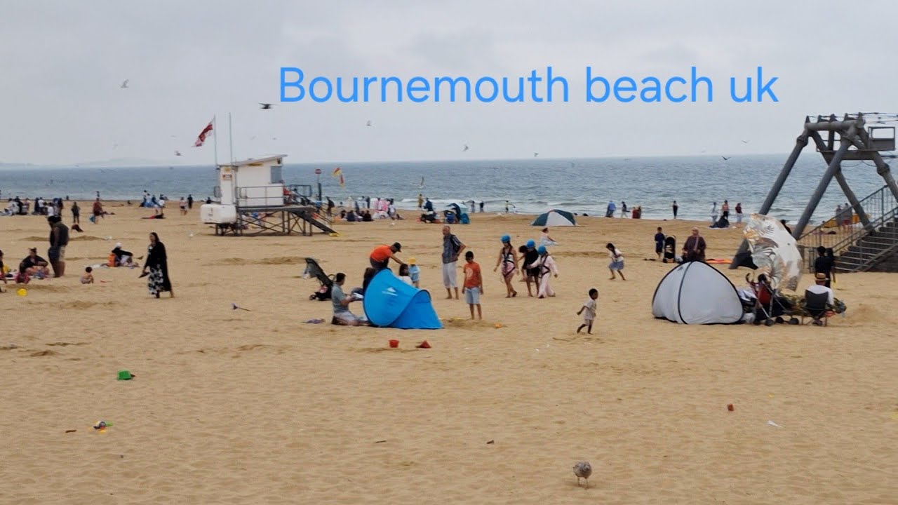 Bournemouth beach uk 
