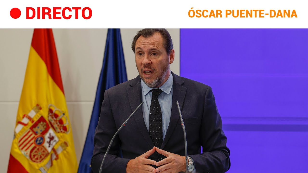 ÓSCAR PUENTE anuncia que el AVE TARDARÁ al menos TRES SEMANAS en CIRCULAR a VALENCIA por la DANA