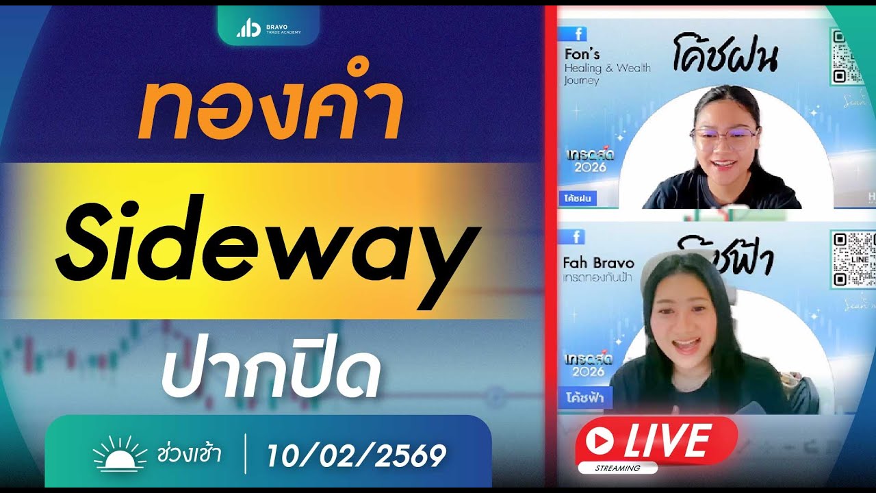 Live เทรดสด 2026 #ราคาทองวันนี้ #เทรดทอง เทรดสดตลาดเช้า วันที่ 10 กุมภาพันธ์ 2569