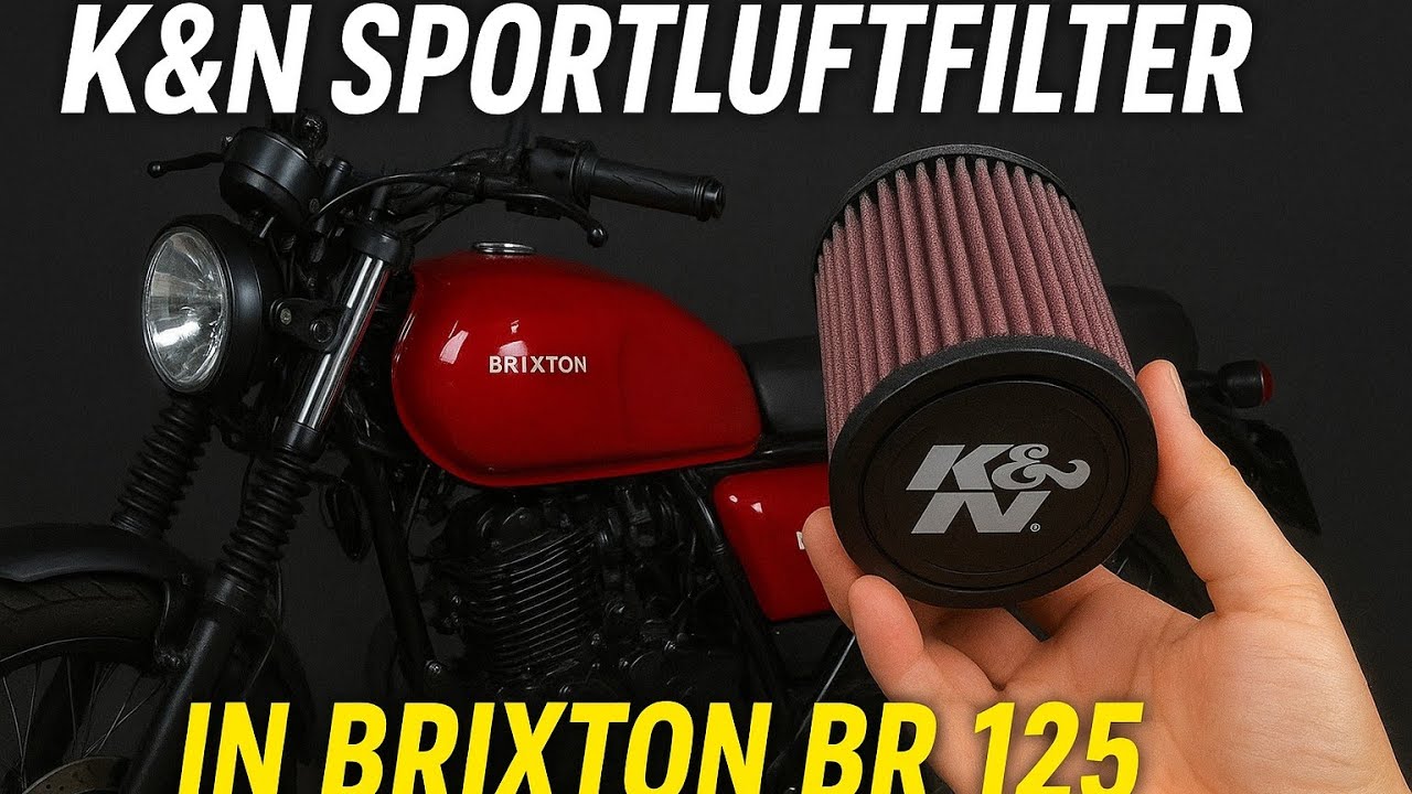 Brixton BR 125 Cafe Racer K&N RC -2310 Sportluftfilter/Intake
