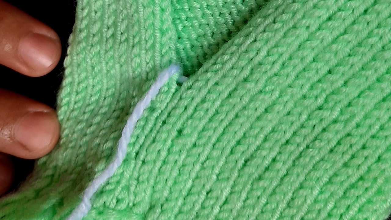 ازاى نخيط كم بلوفر بطريقة سهلة ويطلع زى الجاهز بالظبط knitting and sewing