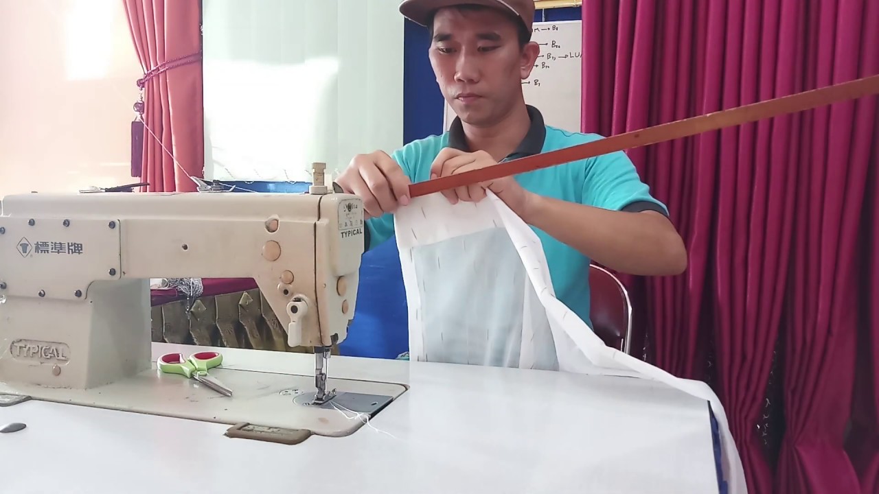 Tutorial : Cara menjahit gorden vitras