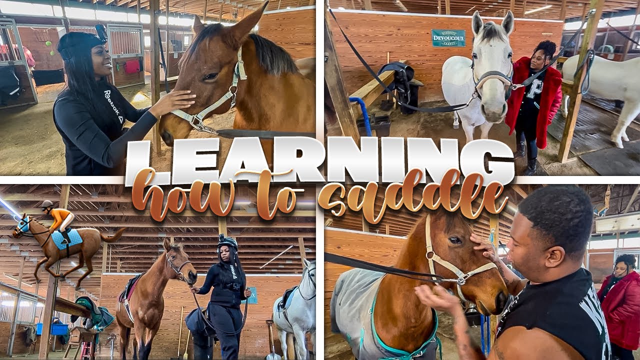 FINALLY LEARNING HOW TO SADDLE A HORSE FOR THE FIRST TIME | I CANT BELIEVE THIS HAPPENED