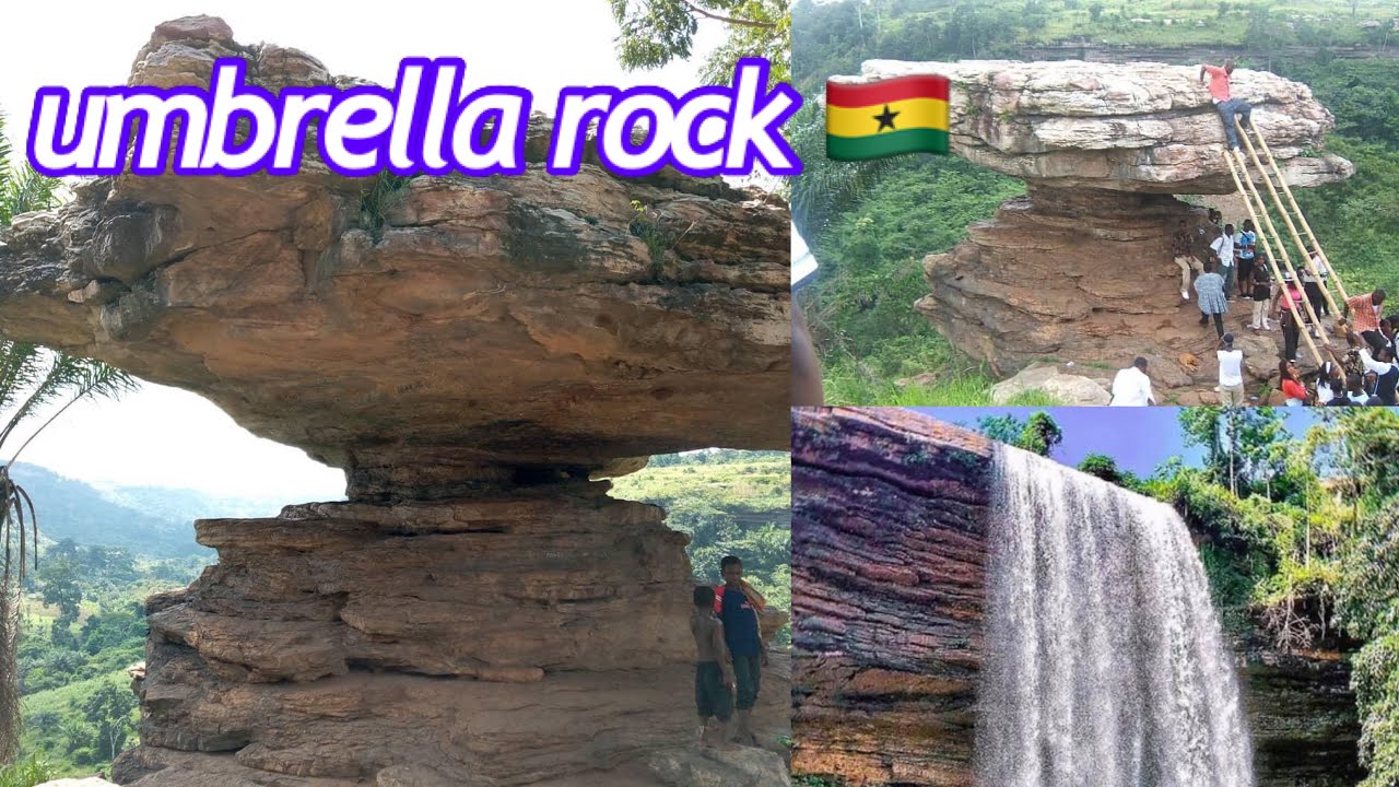 This Mysterious Umbrella Rock has been here for 300 Years+ (Eastern Ghana 🇬🇭)