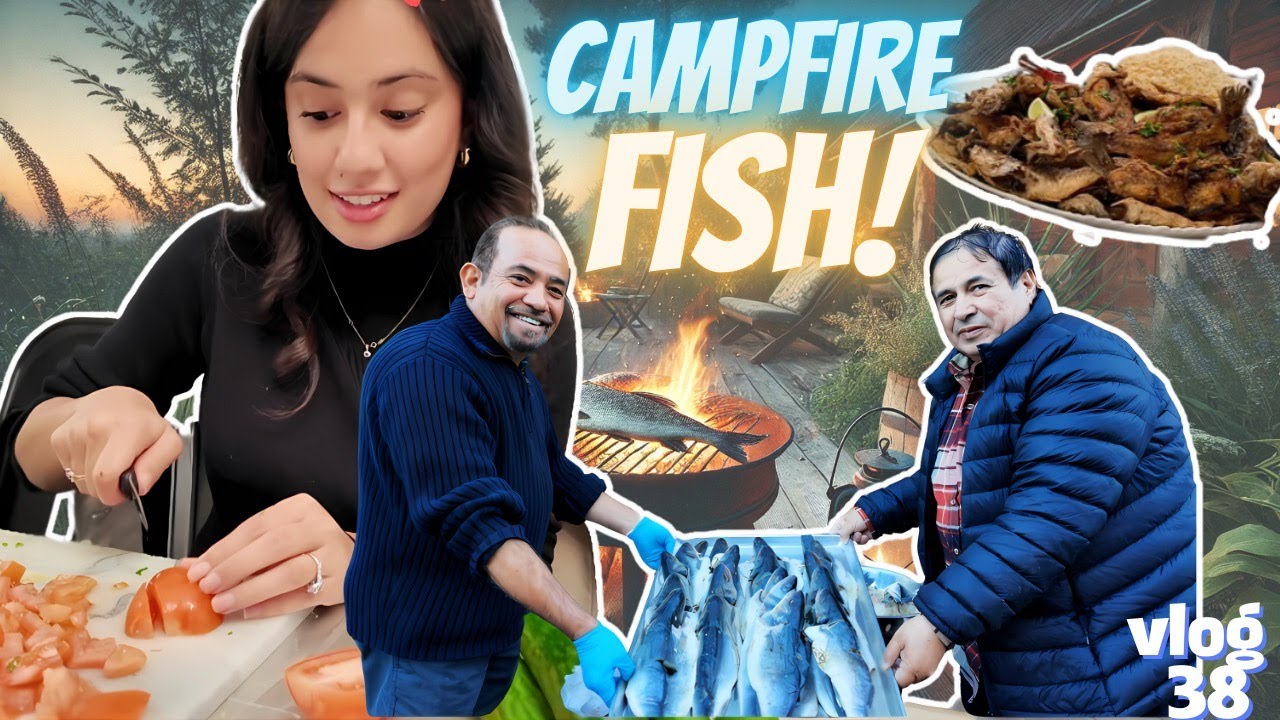 Afghan Fish with Good Friends | ماھی پزی در جمع دوستان | Vlog 38